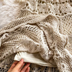 Sweetie Lace Knitwear & Skirt 2Pcs