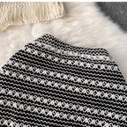 Black & White Fringed Camisole & Skirt