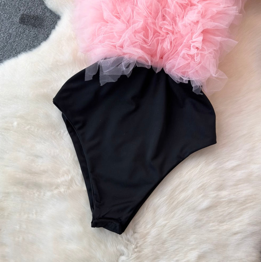 Sexy Deep V-neck Furry Jumpsuits