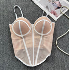 Color Blocking Striped Slim Camisole