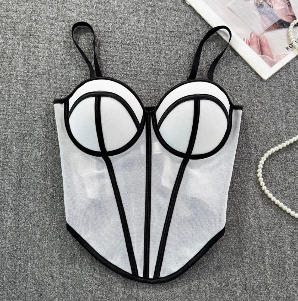 Color Blocking Striped Slim Camisole