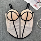 Color Blocking Striped Slim Camisole