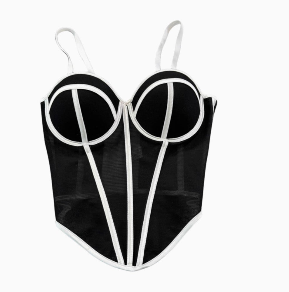 Color Blocking Striped Slim Camisole