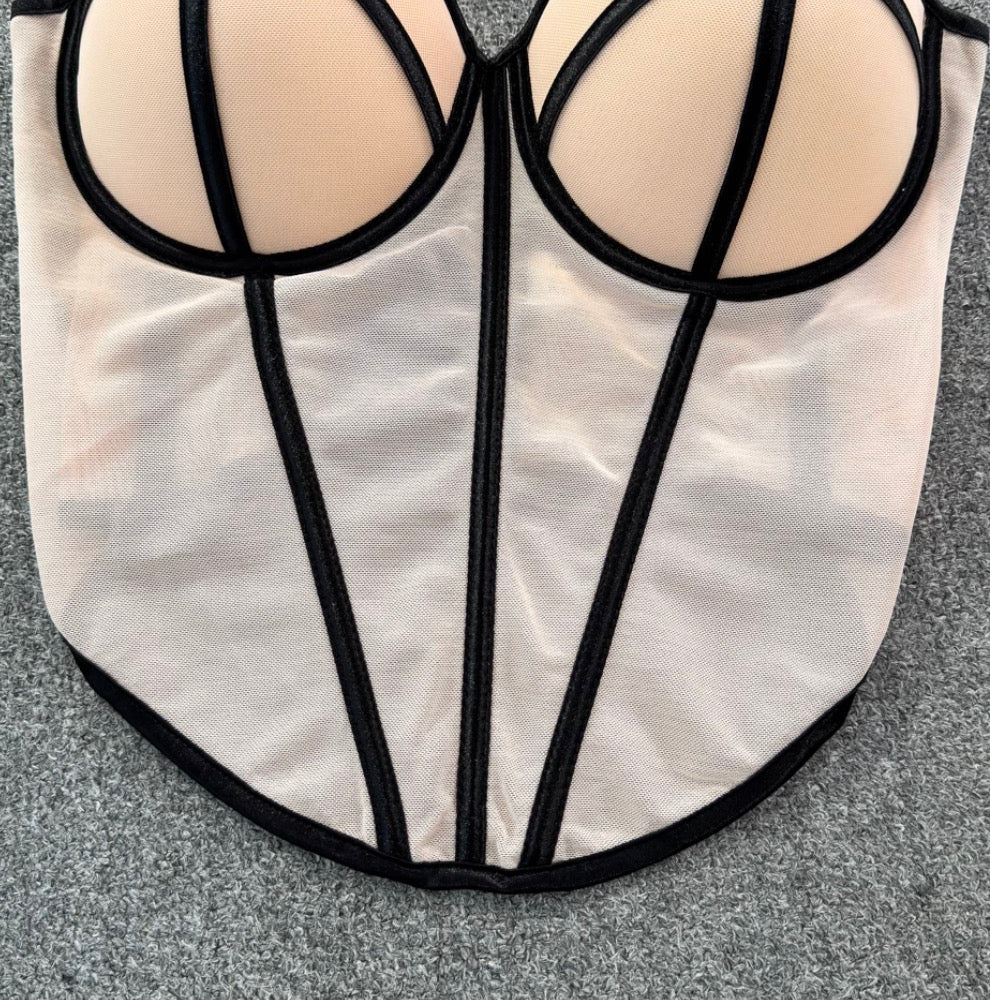 Color Blocking Striped Slim Camisole