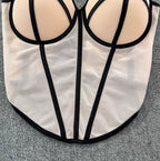 Color Blocking Striped Slim Camisole