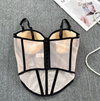 Color Blocking Striped Slim Camisole