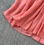 Bohemian Style Lace Chiffon Patchwork Dress