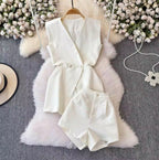 Suit Vest & Shorts Slim-fit 2Pcs