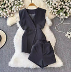 Suit Vest & Shorts Slim-fit 2Pcs