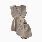 Suit Vest & Shorts Slim-fit 2Pcs