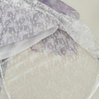 Purple Tie-dye Lace Patchwork Slip Dress