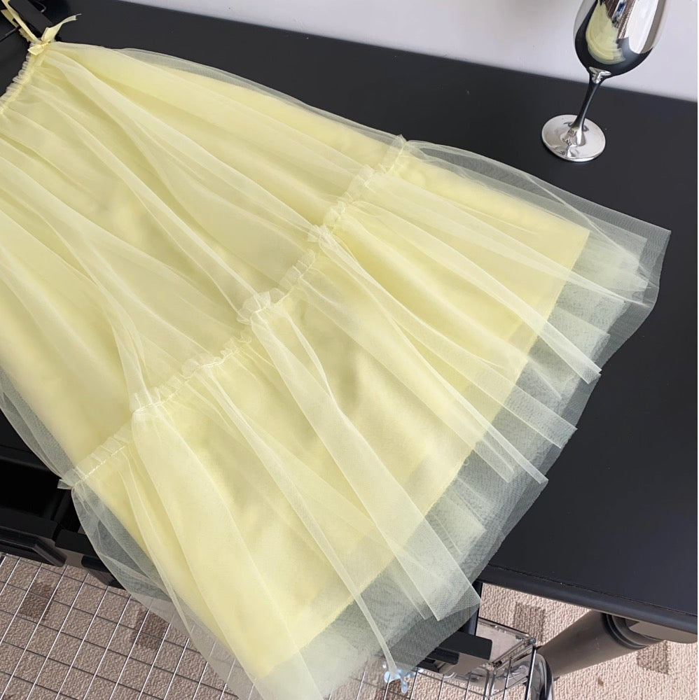 Elegant Fairy Mesh Slip Dress