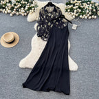 Floral Sunscreen Shirt & Slip Dress 2Pcs