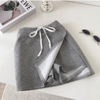 Chic High-waist Split Sportswear Shorts