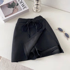 Chic High-waist Split Sportswear Shorts