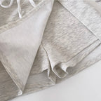 Chic High-waist Split Sportswear Shorts