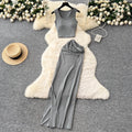Camisole & Knotted Skirt Casual 2Pcs