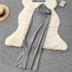 Camisole & Knotted Skirt Casual 2Pcs