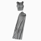 Camisole & Knotted Skirt Casual 2Pcs