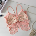 Beaded Crochet Padded Butterfly Camisole