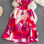 Bohemian Style Printed Shirt Dress