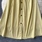 Vintage Short-sleeve Shirt Dress