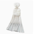French Style 3D Flower White Dress
