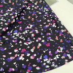 Vintage V-neck Floral Halter Dress