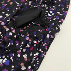 Vintage V-neck Floral Halter Dress