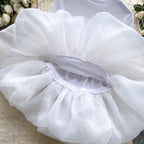 Niche Shirt Patchwork Puffy Dress