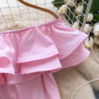 Sweetie Off-shoulder Ruffled Top