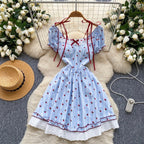 Sweetie Strawberry Printed Lace Dress
