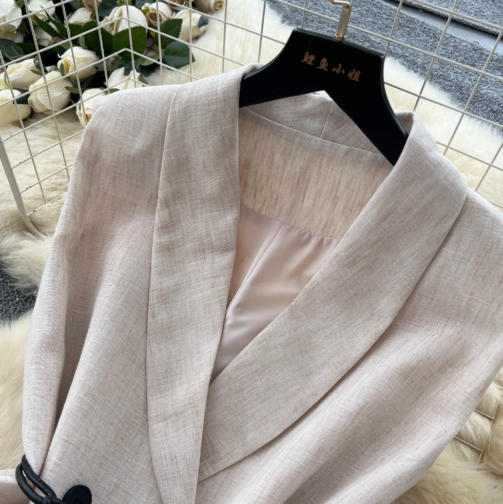 Lace-up Suit Vest & Trousers 2Pcs
