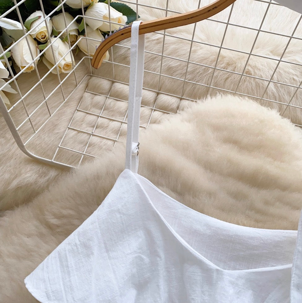 Layered Camisole with Ribbon