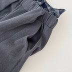 Draped Neckline Top & Trousers 2Pcs