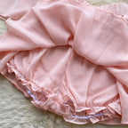 Sunscreen Cardigan & Pleated Skirt 2Pcs