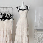 Polka Dot Beaded Cake Dress