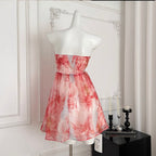 Fairy Sequined Puffy Bustier Dress
