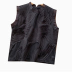 Sweetie Round Collar Ruffled Top
