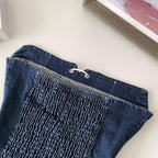 Vintage Lace Patchwork Denim Top
