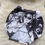 Chic Printed Camisole & Skirt 2Pcs