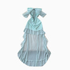 Irregular Design Patchwork Bustier Dress