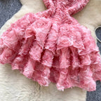 Sweetie 3D Puffy Bustier Dress