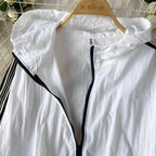 Sunscreen Hooded Jacket & Skirt 2Pcs