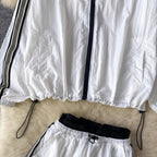 Sunscreen Hooded Jacket & Skirt 2Pcs