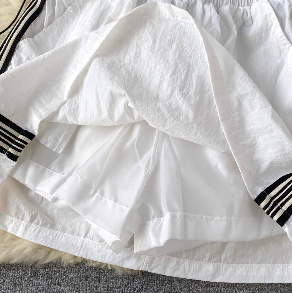 Sunscreen Hooded Jacket & Skirt 2Pcs