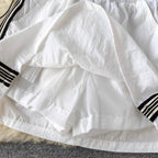 Sunscreen Hooded Jacket & Skirt 2Pcs