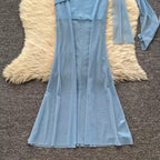 Fairy Knotted Bustier Dress with Ribbon