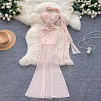 Fairy Knotted Bustier Dress with Ribbon