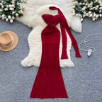 Fairy Knotted Bustier Dress with Ribbon